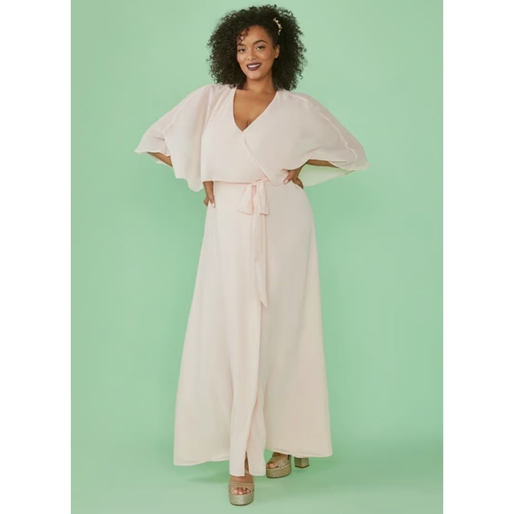 Modcloth Dresses & Skirts - NWT Modcloth Wrapped in Rapture Maxi Dress, Size Large, Color Pink